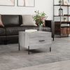 vidaXL Table basse Sonoma gris 50x50x40 cm Bois d'ing&eacute;nierie
