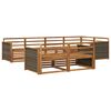 vidaXL Ensemble de canap&eacute;s d'ext&eacute;rieur 7 pc Naturel