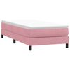 vidaXL Sommier &agrave; lattes de lit sans matelas rose 80x210 cm velours