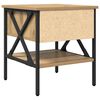 vidaXL Table de chevet avec tiroir ch&ecirc;ne artisanal 40 x 42 x 45 cm