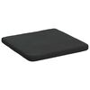 vidaXL Coussins de si&egrave;ge 4 pcs Noir 40 x 40 x 3 cm Velours