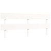 vidaXL Lit pour personne &acirc;g&eacute;e sans matelas blanc bois massif