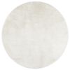 vidaXL Tapis OVIEDO &agrave; poils courts cr&egrave;me &Oslash; 200 cm