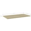 vidaXL Panneau de biblioth&egrave;que 8pcs Ch&ecirc;ne sonoma 60x30x1,5cm Agglom&eacute;r&eacute;