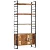 vidaXL Biblioth&egrave;que 4 niveaux 80x30x180 cm Bois solide de r&eacute;cup&eacute;ration