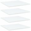 vidaXL Panneaux de biblioth&egrave;que 4 pcs blanc bois d&rsquo;ing&eacute;nierie