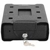vidaXL Coffre de voiture avec verrouillage Noir 22 x 16 x 7 cm Acier