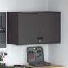 vidaXL Armoire murale pour garage Noir 80 x 40 x 53 cm