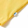 T-shirt pour enfants avec manches courtes ocre clair 92