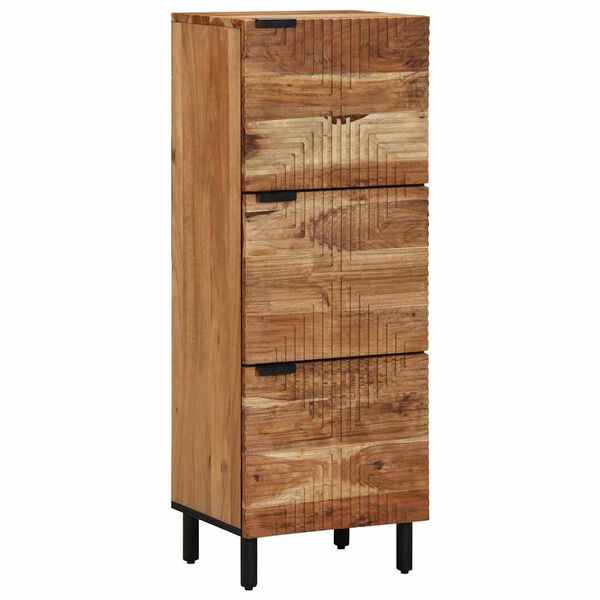 vidaXL Haut Armoire Naturel 40 x 33,5 x 110 cm Bois d'Acacia Massif
