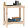 vidaXL Banc de travail 80x50x80 cm Bois de pin massif