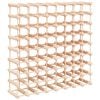 vidaXL Casier &agrave; vin pour 72 bouteilles 90,5x23x90,5 cm pin massif