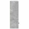 vidaXL Biblioth&egrave;que gris b&eacute;ton 31x24x77 cm bois d'ing&eacute;nierie