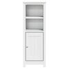 vidaXL Armoire de salle de bain BERG blanc 40x34x110 cm pin massif
