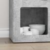vidaXL Buffet Gris b&eacute;ton 59 x 35 x 80,5 cm Bois d'ing&eacute;nierie