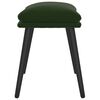 vidaXL Repose-pied Vert fonc&eacute; 45x29,5x35 cm Velours