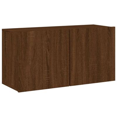 vidaXL Unités murales TV 6 pcs chêne marron bois d'ingénierie