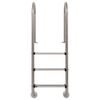 vidaXL &Eacute;chelle de piscine &agrave; 3 &eacute;chelons Acier inoxydable 304 120 cm