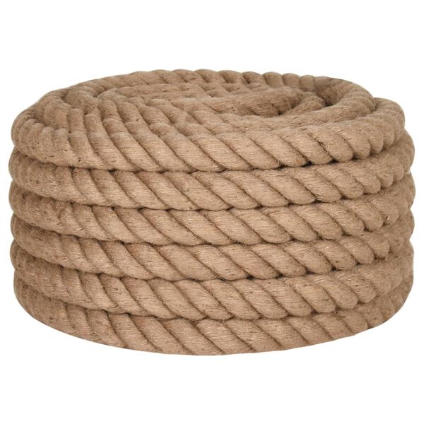 vidaXL Corde de jute 10 m de long 30 mm d'&eacute;paisseur