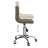 vidaXL Chaises pivotantes &agrave; manger lot de 2 Gris clair Velours