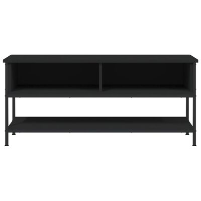 vidaXL Meuble TV noir 100x35x45 cm bois d'ingénierie