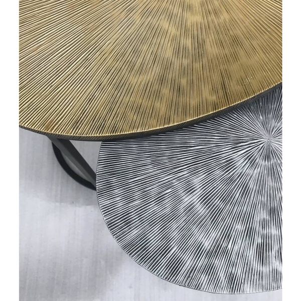 HSM Collection Ensemble de tables basses 2 pcs Fletcher Ovale
