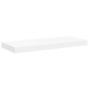 vidaXL &Eacute;tag&egrave;re murale flottante blanc 60x23,5x3,8 cm MDF