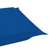 vidaXL Chaise longue &agrave; bascule avec coussin Bois de teck solide