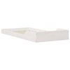 vidaXL Cadre de lit Blanc 100 x 200 cm Pin massif