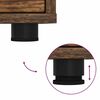 vidaXL Tables de chevet avec tiroir 2 pcs Ch&ecirc;ne fum&eacute; 30,5 x 30 x 43 cm