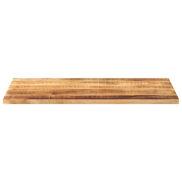 vidaXL Dessus de table rectangulaire bois massif de manguier brut