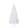 vidaXL Sapin de No&euml;l artificiel avec 300 LED Blanc 210 cm PVC et Acier