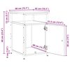 vidaXL Cabinet de chevet Ch&ecirc;ne noir Bois d'ing&eacute;nierie