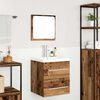 vidaXL Ensemble de mobilier de salle de bain 2 pcs Bois Ancien