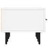 vidaXL Meuble TV blanc 150x36x30 cm bois d'ing&eacute;nierie