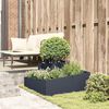 vidaXL Cache-pot de jardin Anthracite 80 x 80 x 50 cm