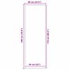 vidaXL Tapis d'entr&eacute;e Noir 60 x 180 cm Polypropyl&egrave;ne