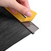 vidaXL Brosses de porte adh&eacute;sives 6 pcs Marron 100 cm