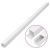 vidaXL Goulotte de c&acirc;ble 60x60 mm 30 m PVC