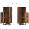 vidaXL Ensemble de mobilier de salle de bain avec &eacute;tag&egrave;re Bois Ancien