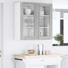 vidaXL Armoire suspendue Gris Sonoma 80 x 31 x 80 cm Bois d'ing&eacute;nierie