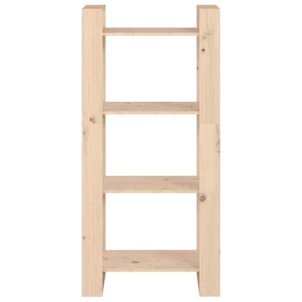 vidaXL Biblioth&egrave;que/S&eacute;parateur de pi&egrave;ce 60x35x125 cm Bois massif