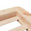 vidaXL Cadre de lit sans matelas 90x190 cm bois de pin massif