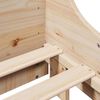 vidaXL Cadre de lit sans matelas 160x200 cm bois massif de pin