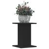 vidaXL Supports pour plantes 2 pcs noir 30x30x40 cm bois d'ing&eacute;nierie