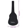 vidaXL Guitare classique avec sac pour d&eacute;butants 3/4 36"