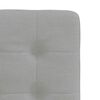 vidaXL Chaises &agrave; manger lot de 6 gris nuage tissu