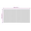 vidaXL Tapis rectangulaire gris 100x200 cm bambou