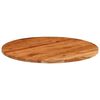 vidaXL Dessus de table &Oslash;90x3,8 cm rond bois massif d'acacia