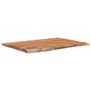 vidaXL Dessus de table 80x60x2,5 cm rectangulaire bois massif acacia